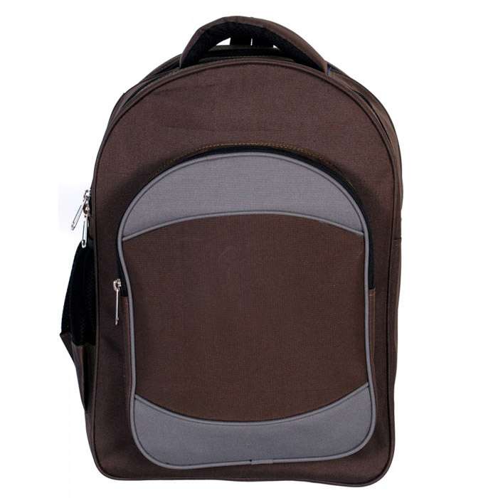 Brown-Grey school bag