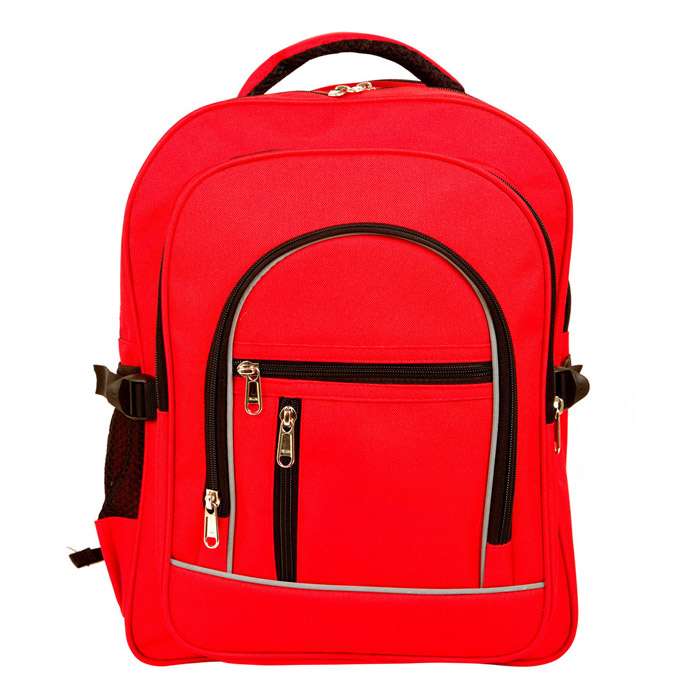 Tomato red school bag