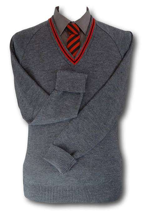 Black-Red Full Sweater