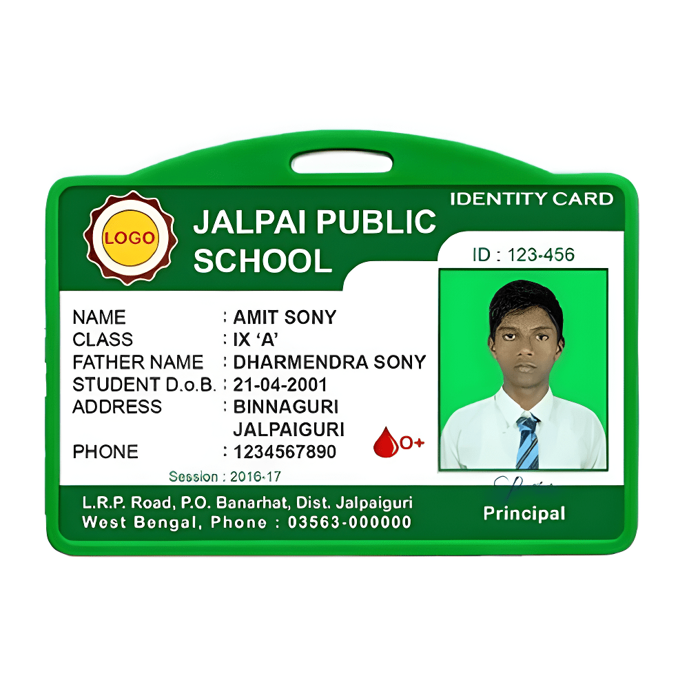 Horizontal ID-Card Design 2